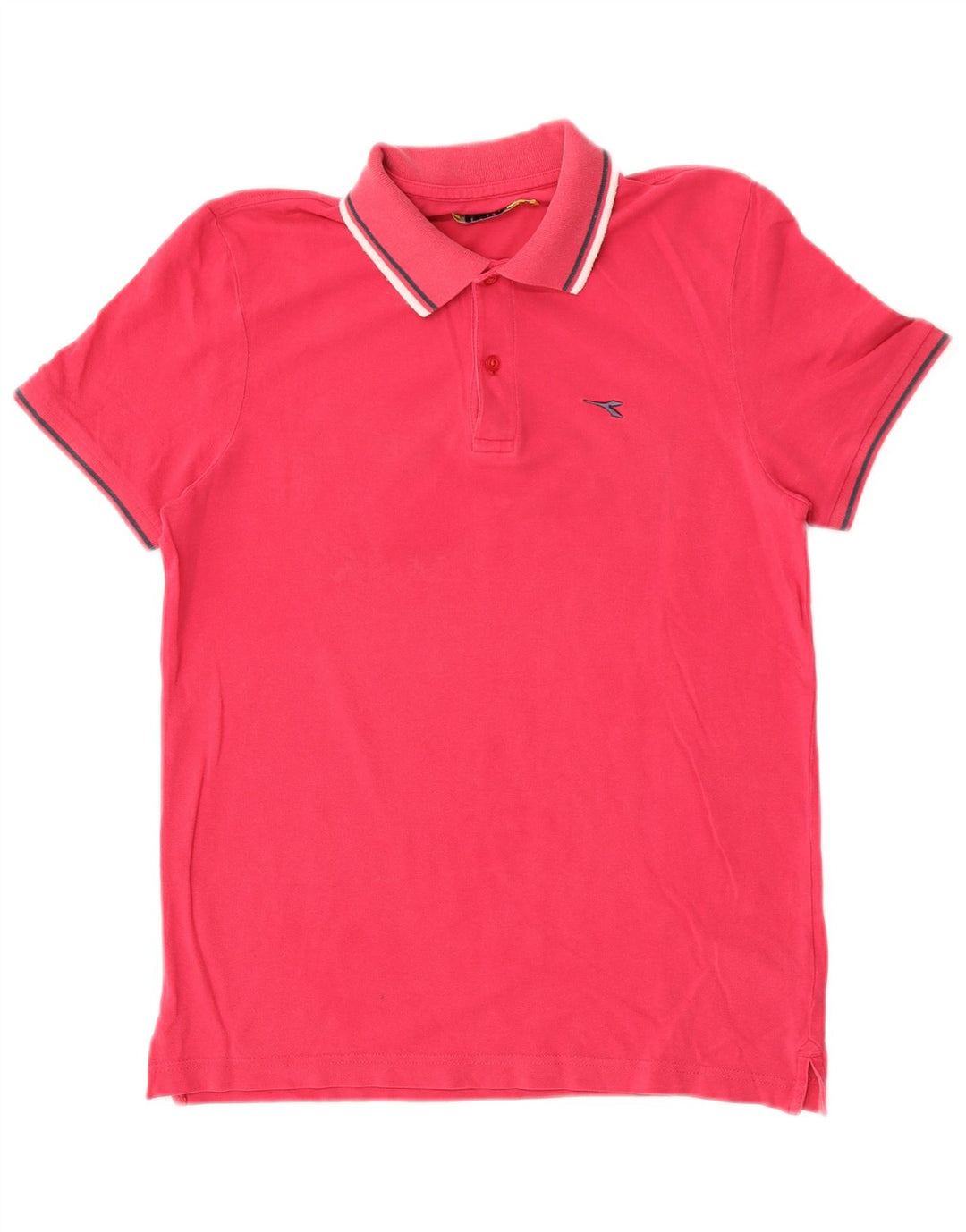 Męska koszulka polo Diadora, średnia różowa bawełna