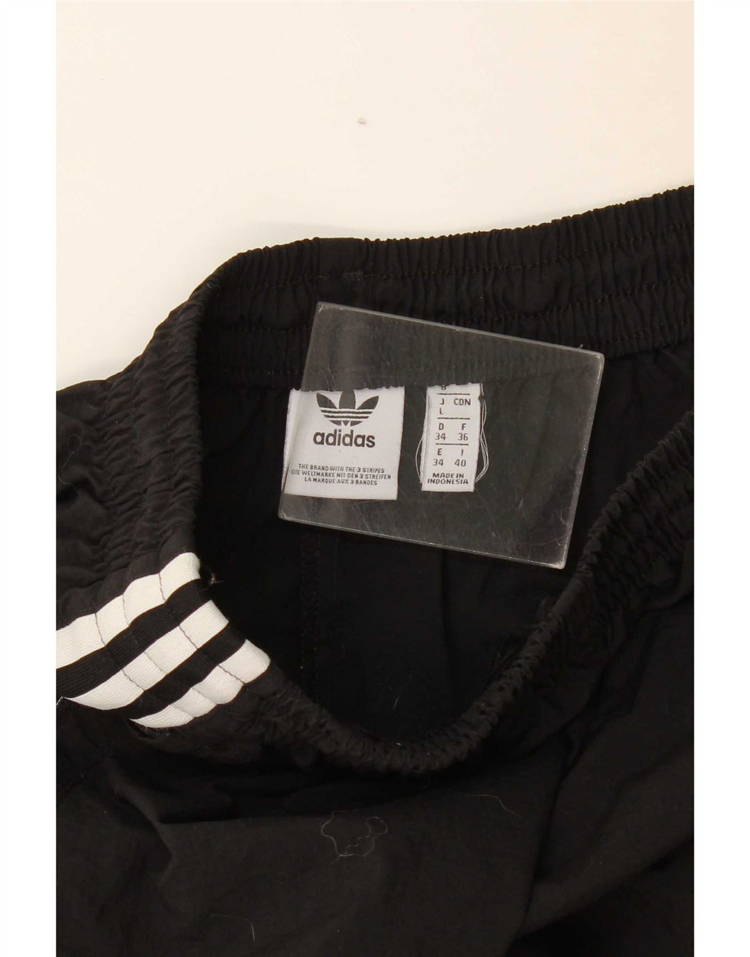 Damskie spodnie dresowe Adidas Joggers UK 8 Mały czarny poliester