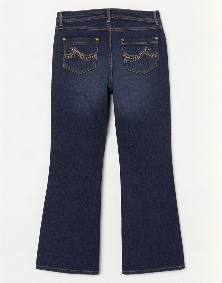 Marks & Spencer Damskie jeansy Bootcut UK 16 Large W36 L30 Granatowe