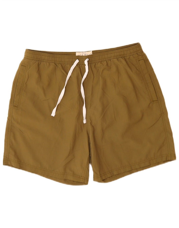 Męskie spodenki kąpielowe Jack Wills, średni khaki, poliamid