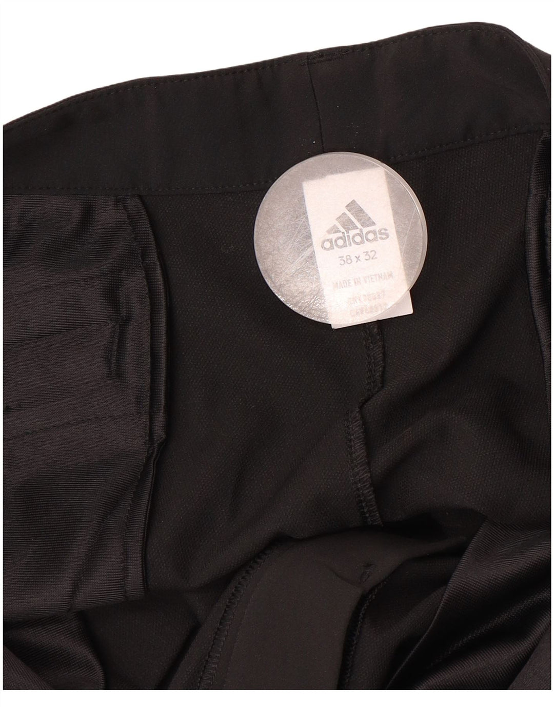 Męskie spodnie typu slim chino ADIDAS W38 L32 czarne