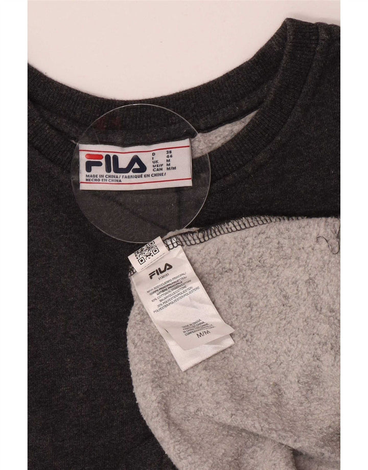 Bluza męska Fila Sweter średnioszary, bawełniany