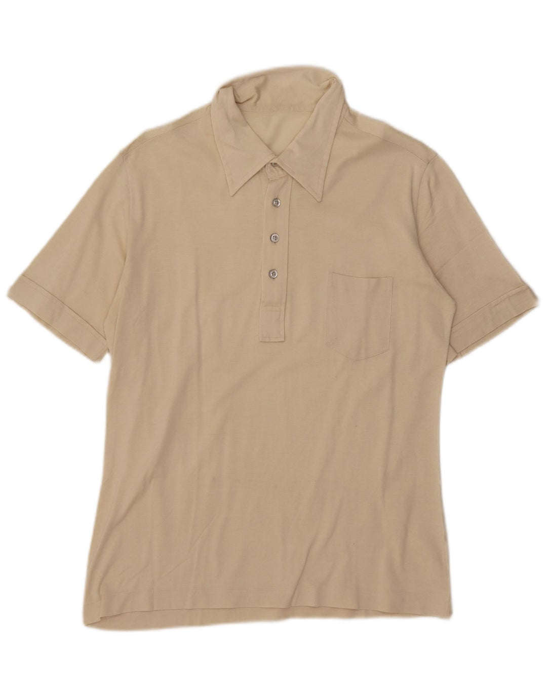 Męska koszulka polo Vintage IT 46 Small Beżowa