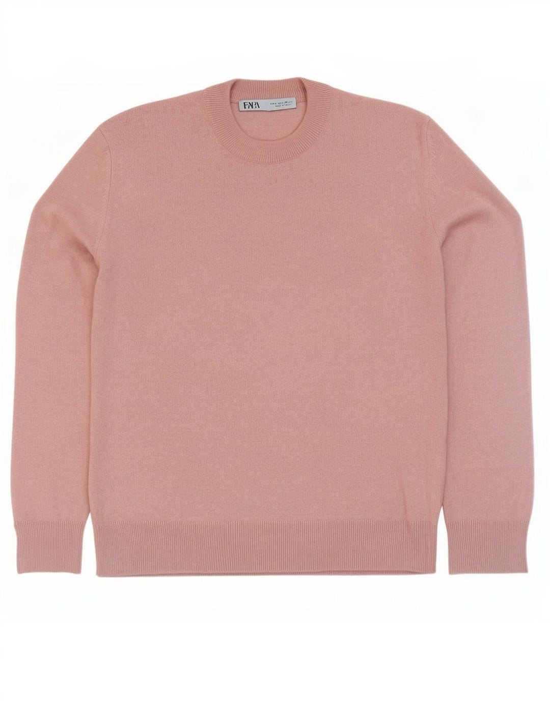 Sweter damski Zara z okrągłym dekoltem UK 10, mały, różowy