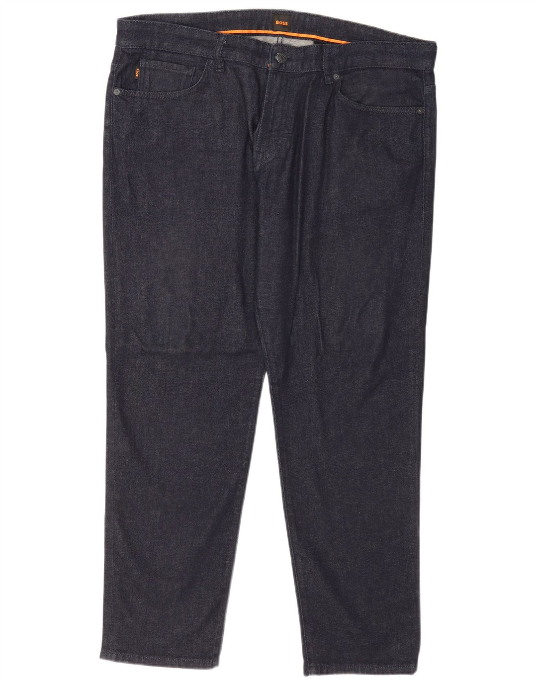Męskie jeansy slim Hugo Boss W38 L32 Granatowa bawełna