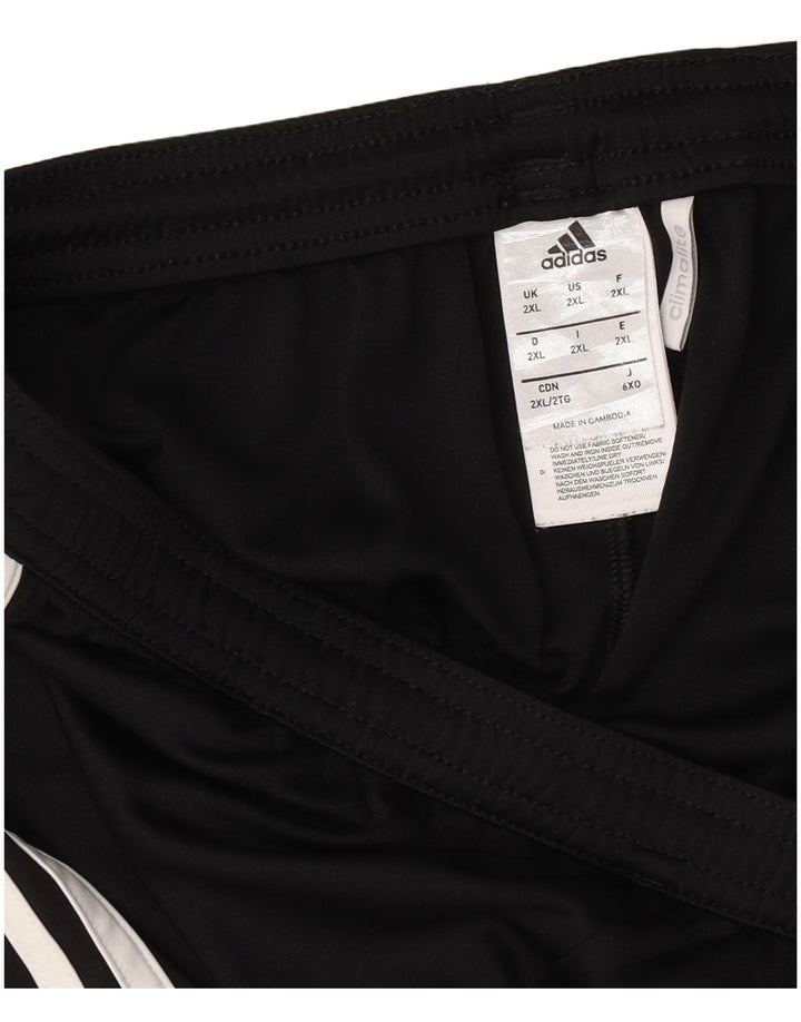 Męskie spodenki sportowe Adidas Climalite 2XL Czarny poliester z blokami kolorów