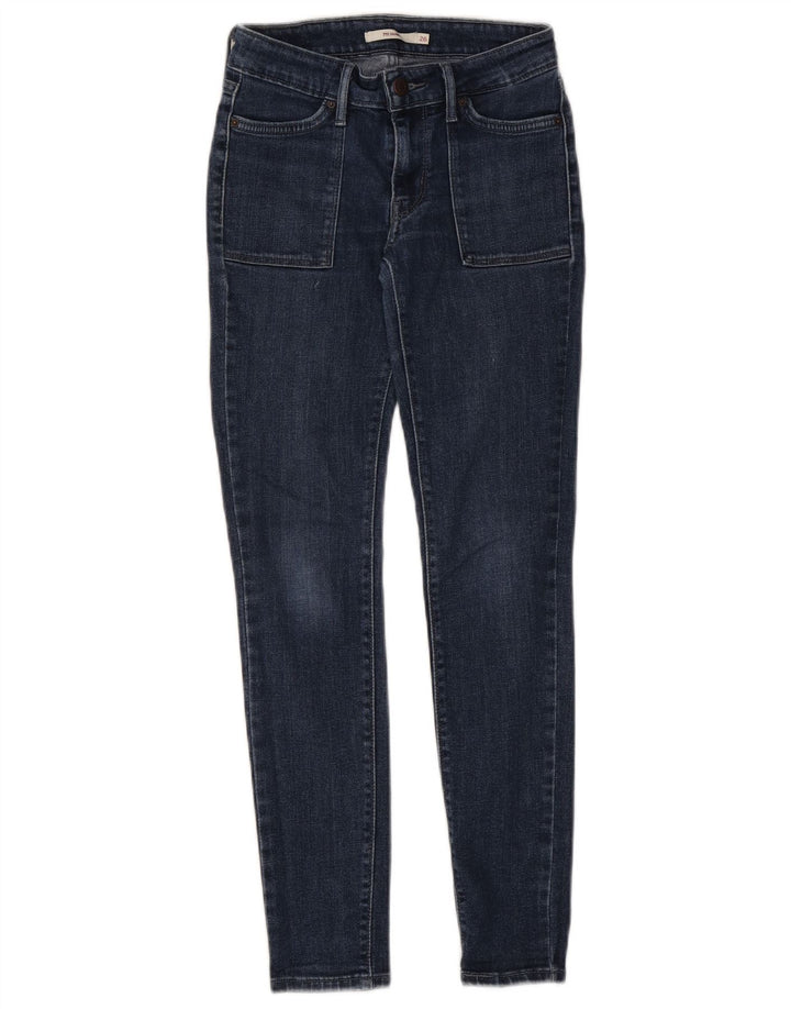 Damskie jeansy Levi's 711 Skinny W26 L28 Niebieskie