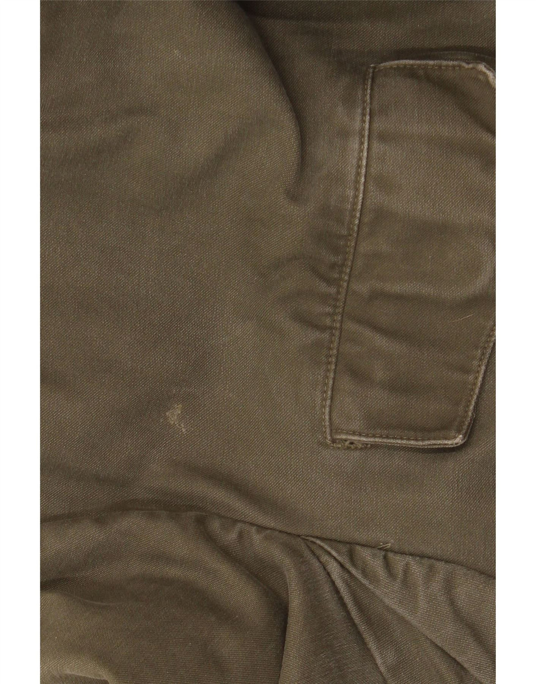 Męska kurtka wojskowa parka z kapturem VINTAGE UK 40 Large Khaki