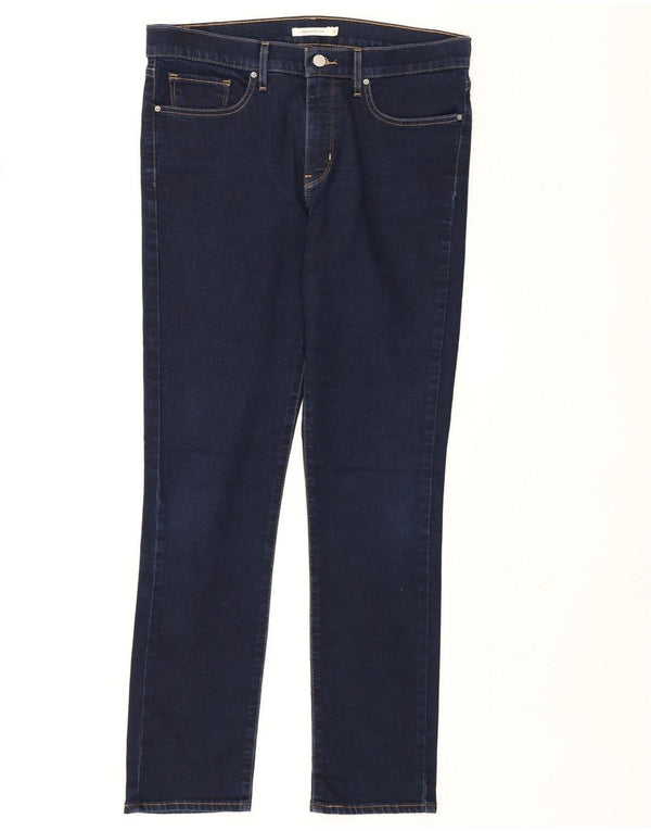 Damskie jeansy Levi's 312 Shaping W31 L30 Granatowa bawełna