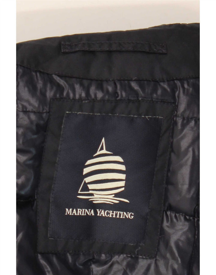 Męska ocieplana kurtka z kapturem Marina Yachting IT 50, duży granatowy poliester