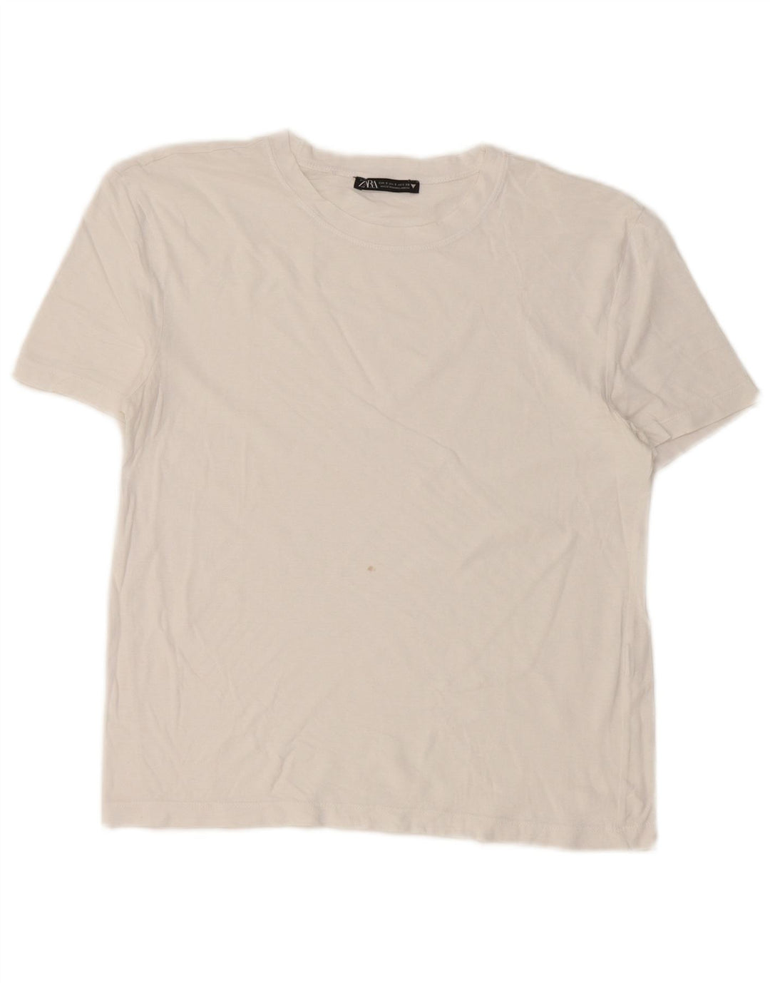 T-shirt damski Zara Top UK 10, mały, biały