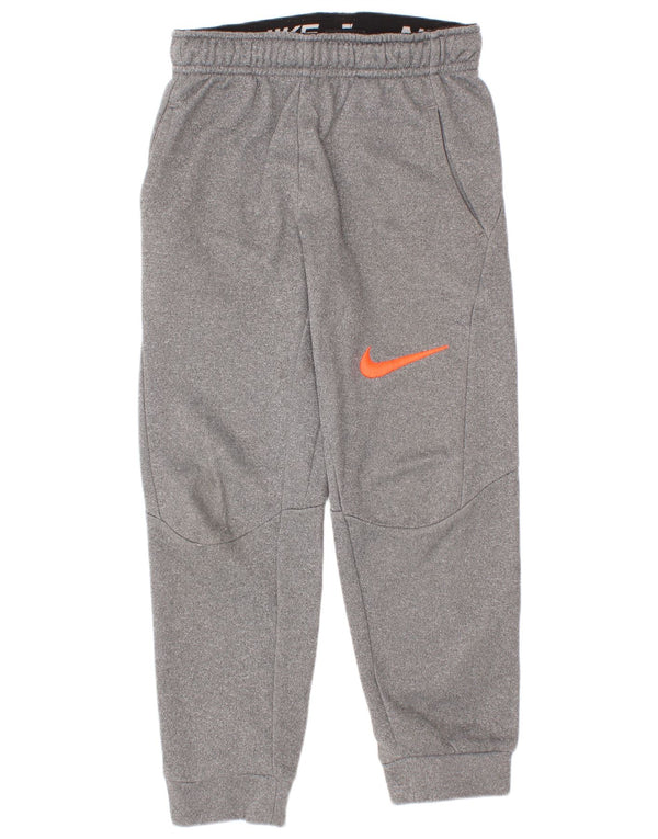 Chłopięce spodnie dresowe Nike Dri Fit Joggers 5-6 lat, średnioszare, nakrapiane