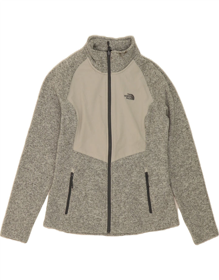 THE NORTH FACE Womens Tracksuit Top Jacket UK 16 Large Grey Colourblock Vintage The North Face and Second-Hand The North Face from Messina Hembry 