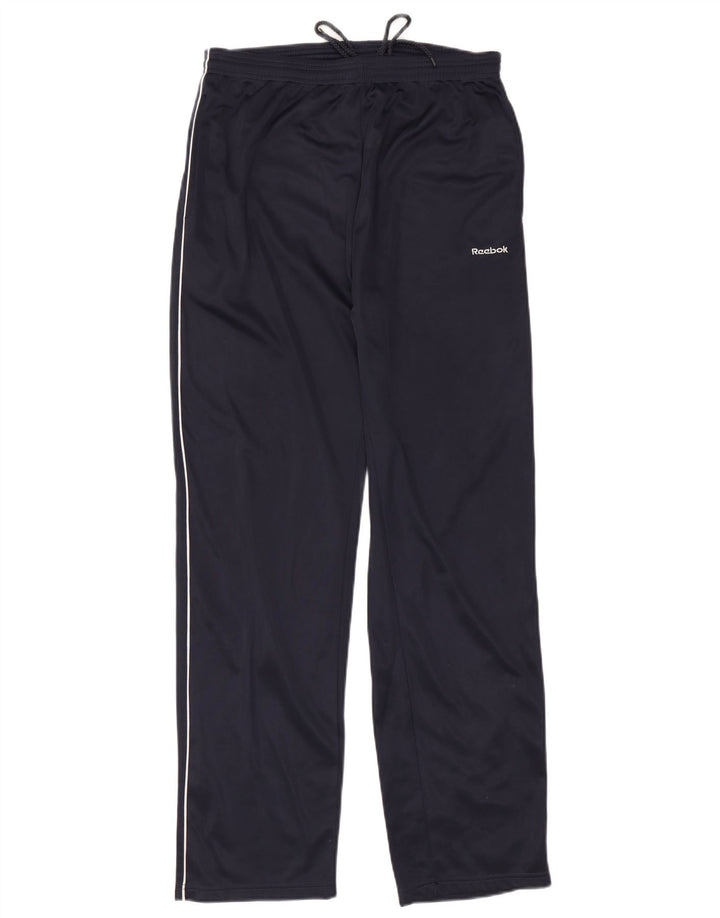 Męskie spodnie dresowe Reebok XL, granatowe, poliestrowe