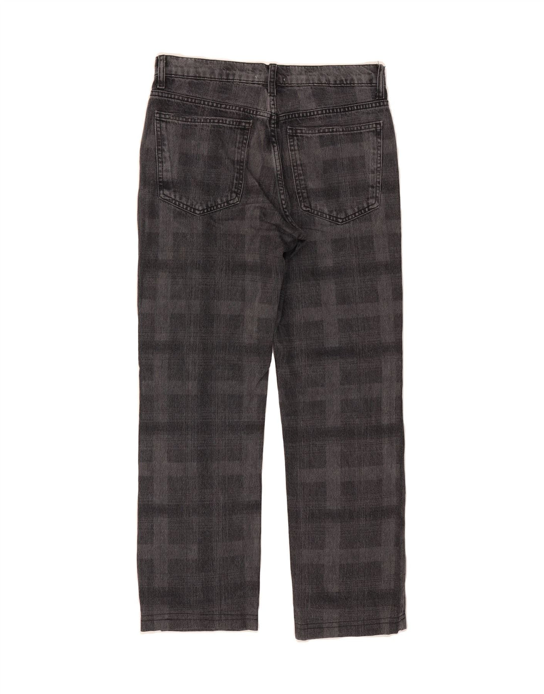 ZARA Womens Straight Jeans EU 38 Medium W30 L28 Grey Check Vintage Zara and Second-Hand Zara from Messina Hembry 