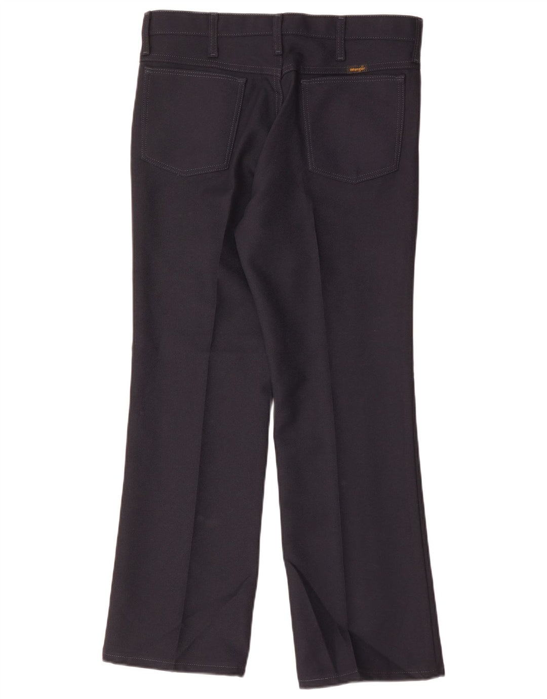 Męskie proste spodnie codzienne Wrangler W33 L29 Granatowy poliester
