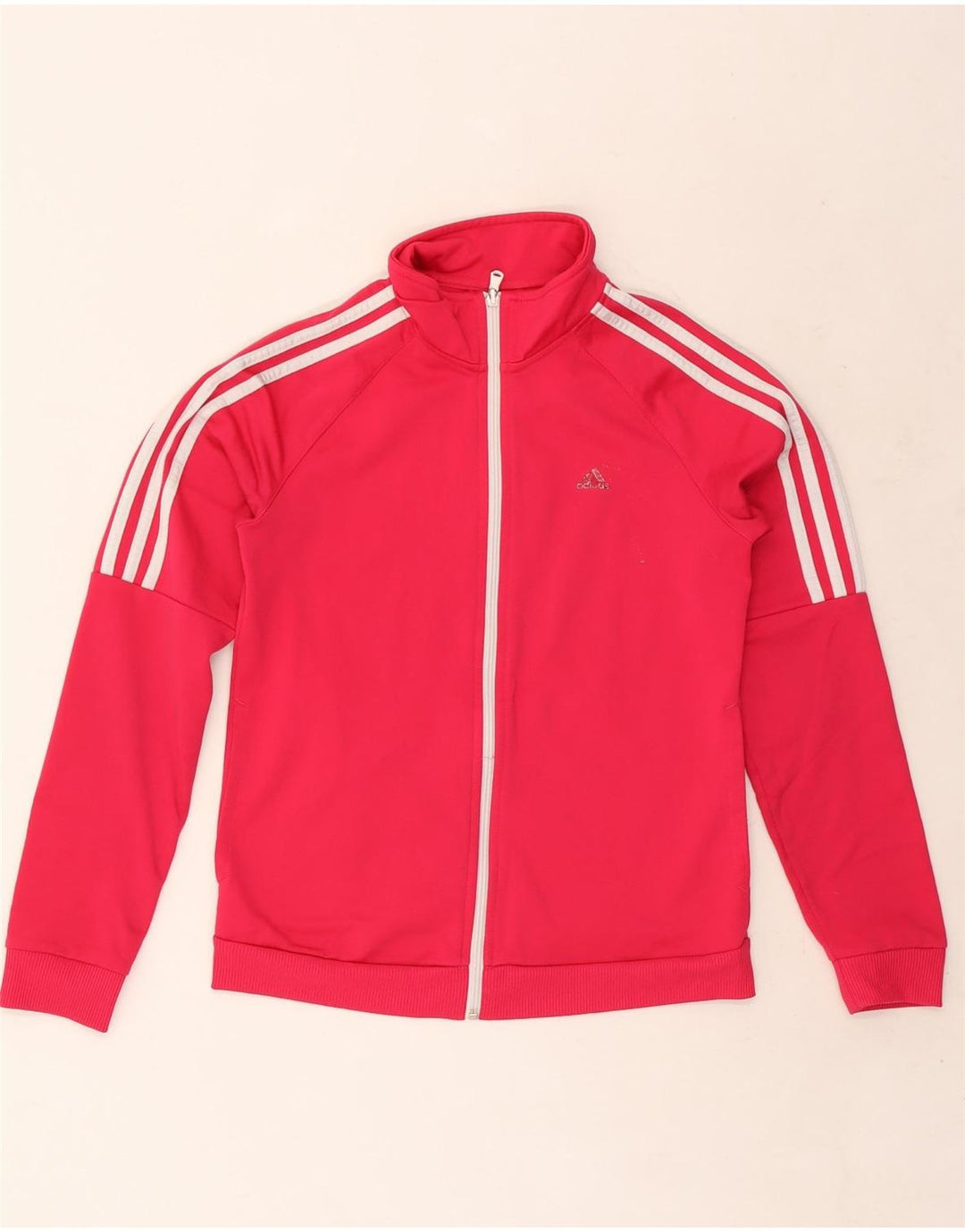 Damska kurtka dresowa ADIDAS UK 4/6 XS Różowy poliester
