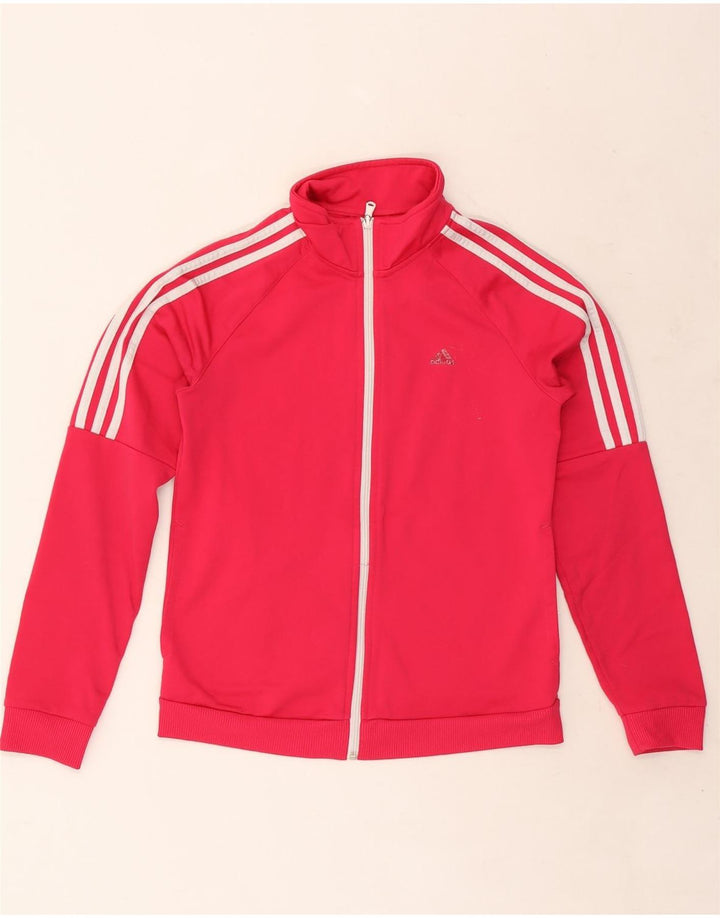 Damska kurtka dresowa ADIDAS UK 4/6 XS Różowy poliester
