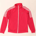 Damska kurtka dresowa ADIDAS UK 4/6 XS Różowy poliester