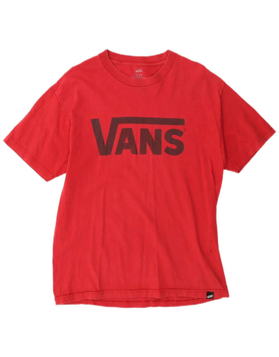 Męski T-shirt z grafiką Vans, duży, czerwony