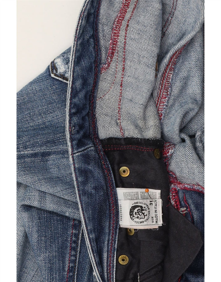 DIESEL Damskie jeansy slim W31 L35 Niebieskie bawełniane