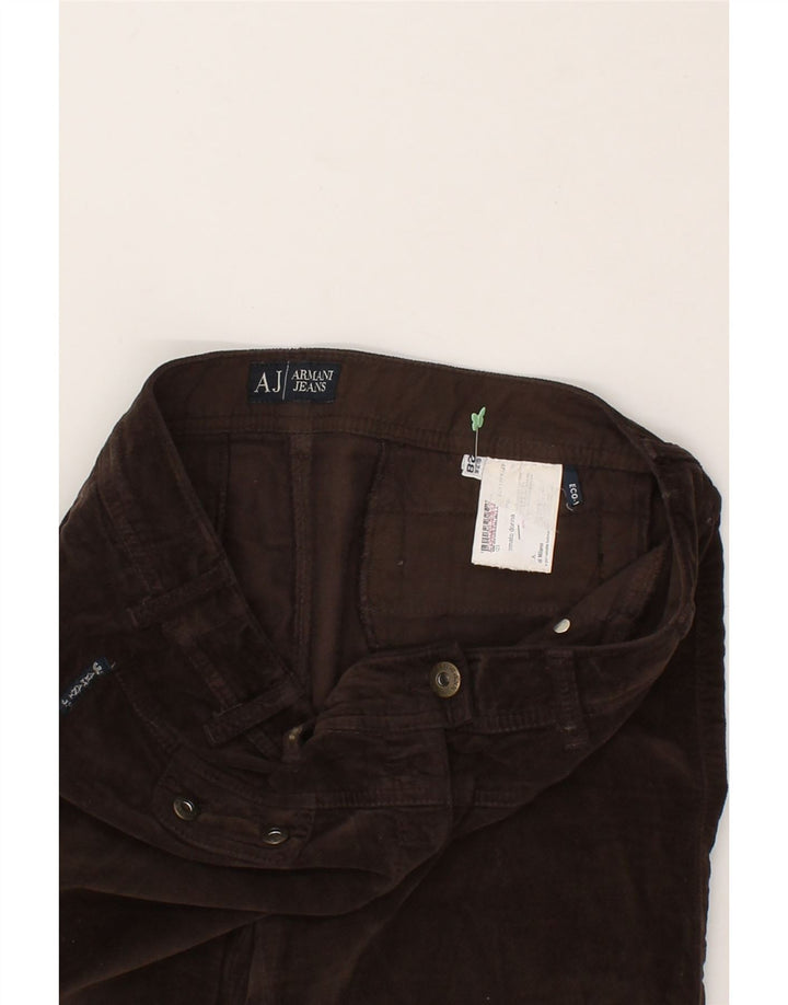 ARMANI JEANS Womens Capri Trousers W28 L20  Brown Vintage Armani Jeans and Second-Hand Armani Jeans from Messina Hembry 