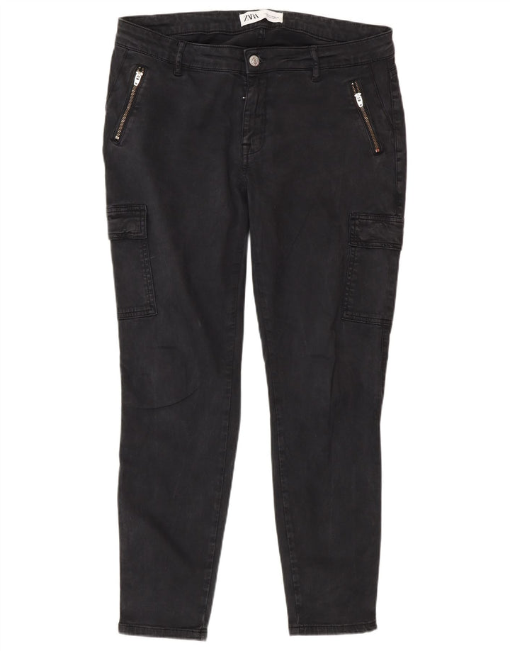Spodnie damskie Zara Skinny Cargo EU 40 Medium W30 L29 Czarne