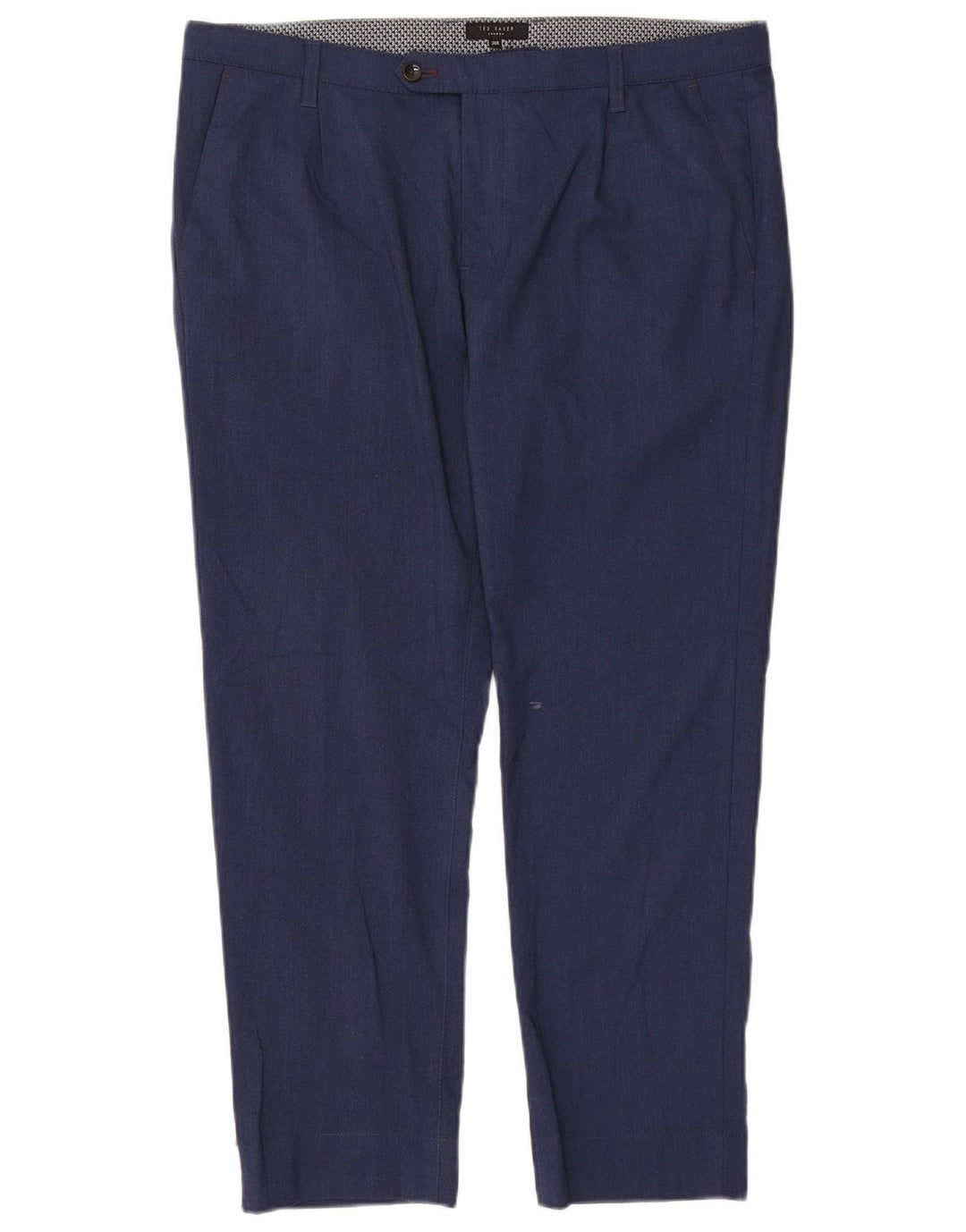 Męskie spodnie garniturowe Ted Baker W36 L28 Granatowy poliester