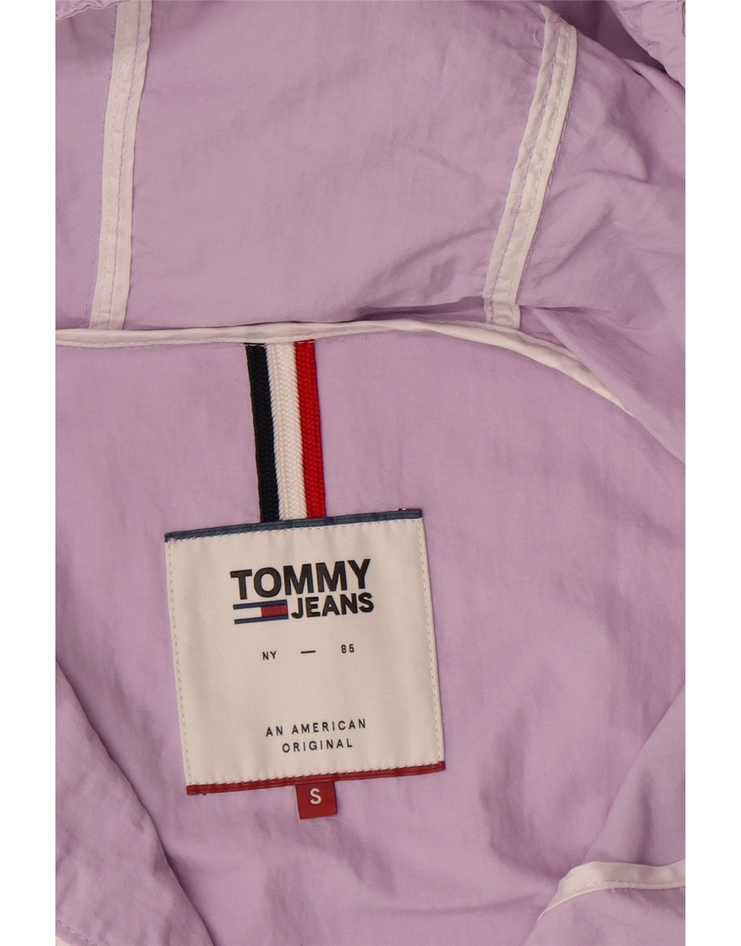 Męska kurtka Anorak Tommy Hilfiger z grafiką UK 10, mała, wielokolorowa