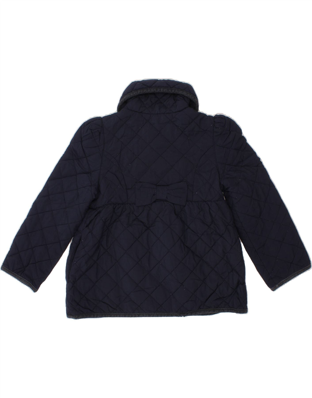 POLO RALPH LAUREN Girls Quilted Jacket 3-4 Years Navy Blue Polyester Vintage Polo Ralph Lauren and Second-Hand Polo Ralph Lauren from Messina Hembry 