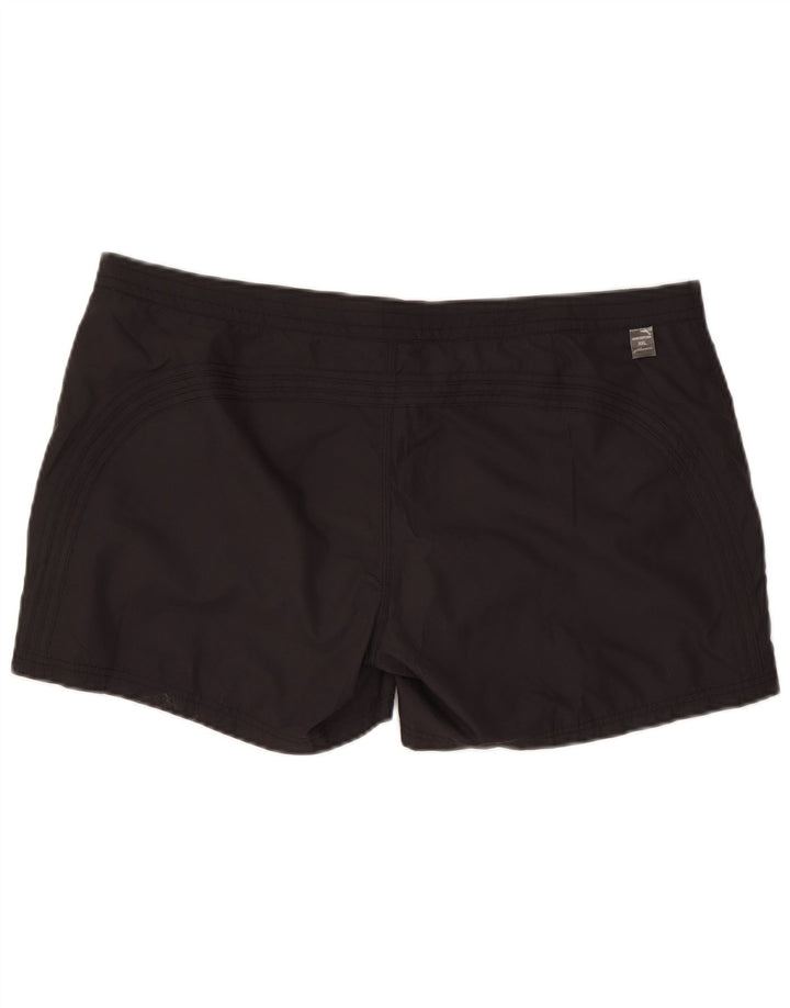 SUNDEK Womens Swimming Shorts UK 20 2XL Black Polyester