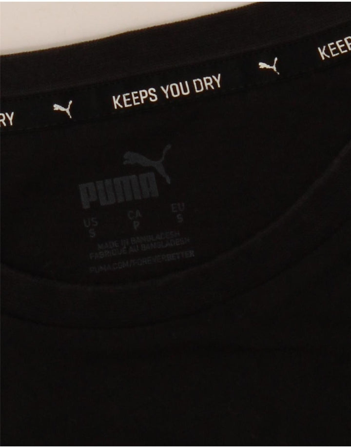 Męska koszulka z grafiką Puma, mała czarna