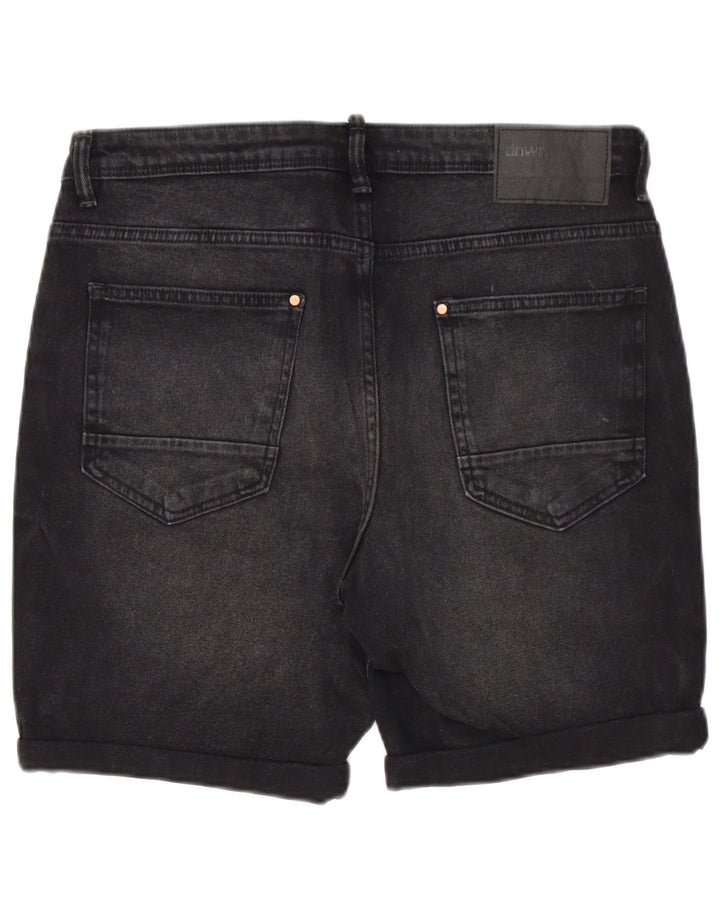 Męskie spodenki jeansowe Zara EU 44 Large W34, czarne, bawełniane