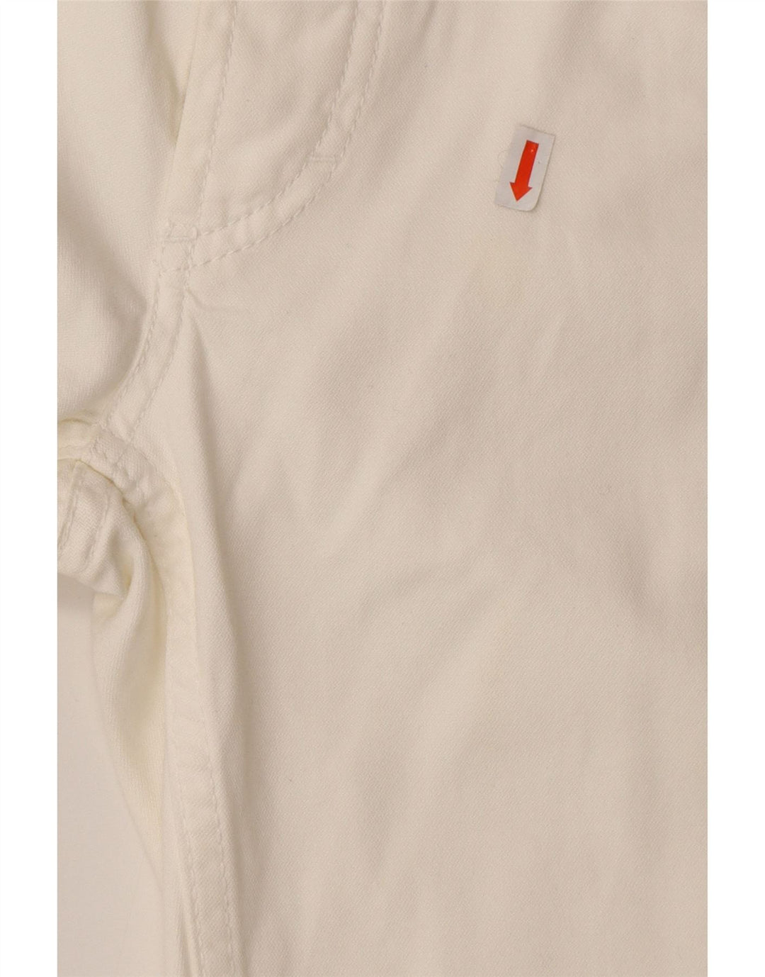 DOLCE & GABBANA Męskie proste dżinsy W34 L32 Biała bawełna