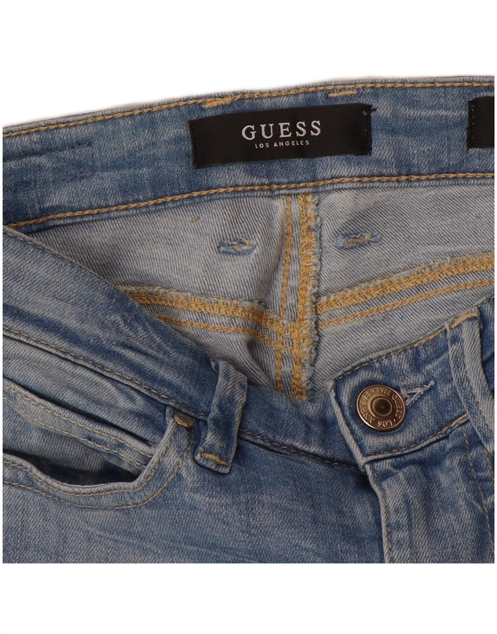 Guess Damskie Obcisłe Dżinsy W24 L27 Niebieskie