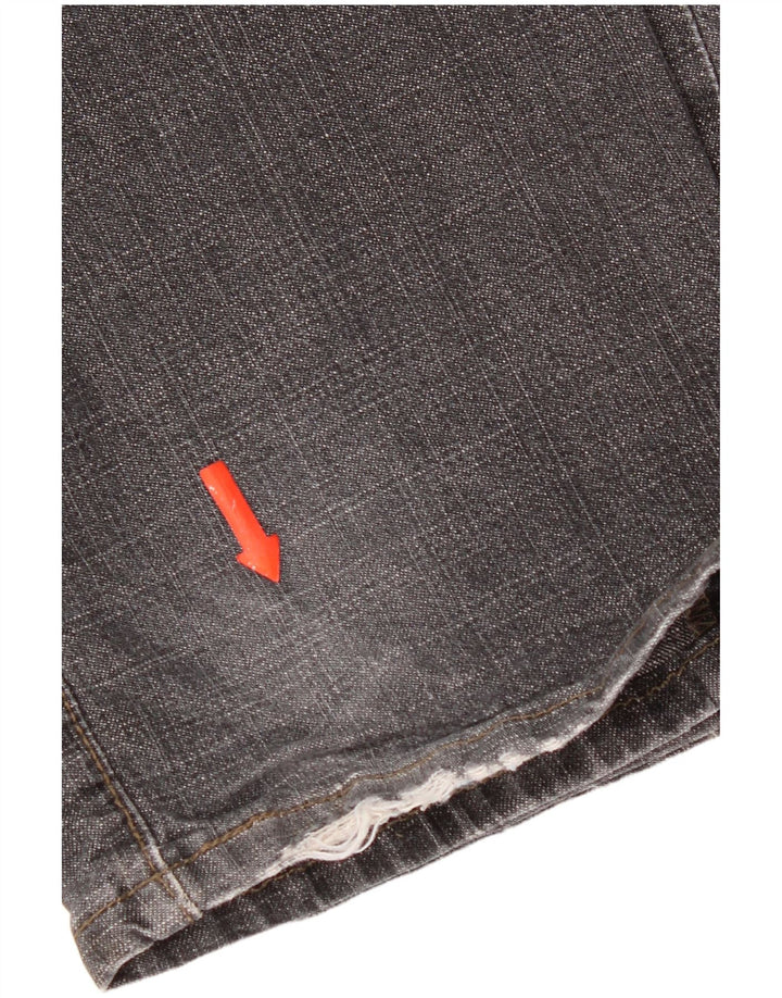Damskie dżinsy Levi's 505 w trudnej sytuacji US 6 Medium W30 L32 Szare