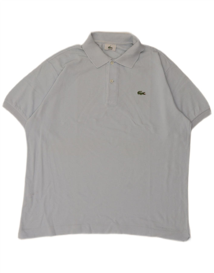 Męska koszulka polo Lacoste, rozmiar 5, duża, niebieska, bawełniana
