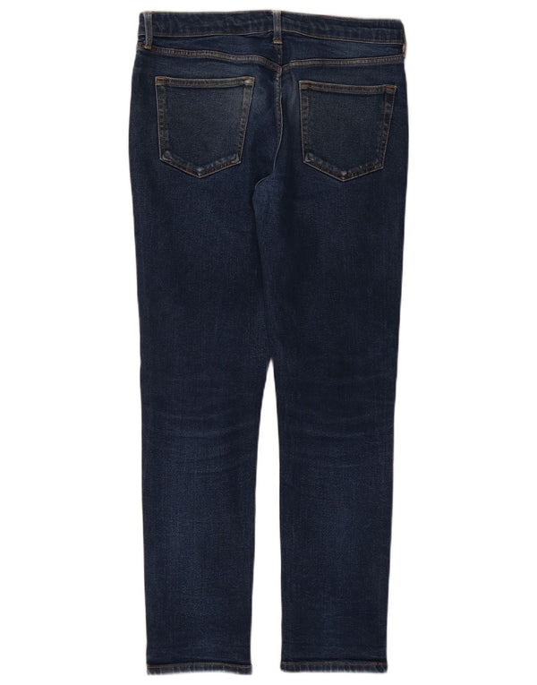 TOPSHOP Męskie jeansy slim W34 L30 Niebieskie bawełniane