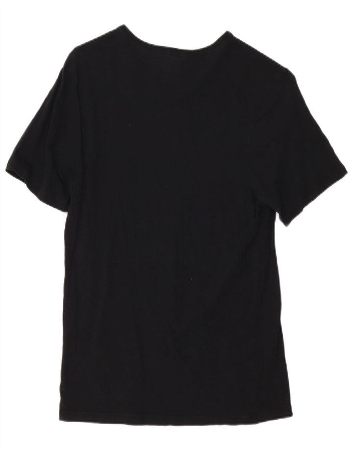 T-shirt męski Hugo Boss, mały, czarny, bawełniany