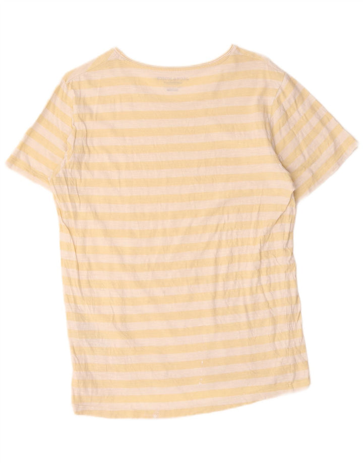 T-shirt męski Jack & Jones, bawełniany w średnie żółte paski
