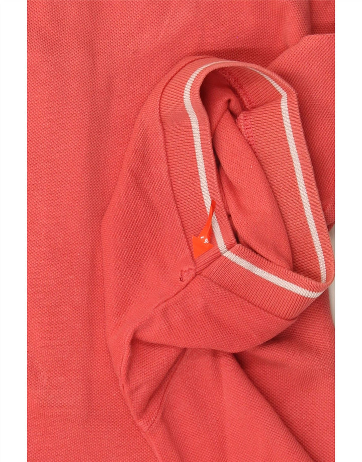 Damska koszulka polo Asics UK 18 XL, różowa bawełna