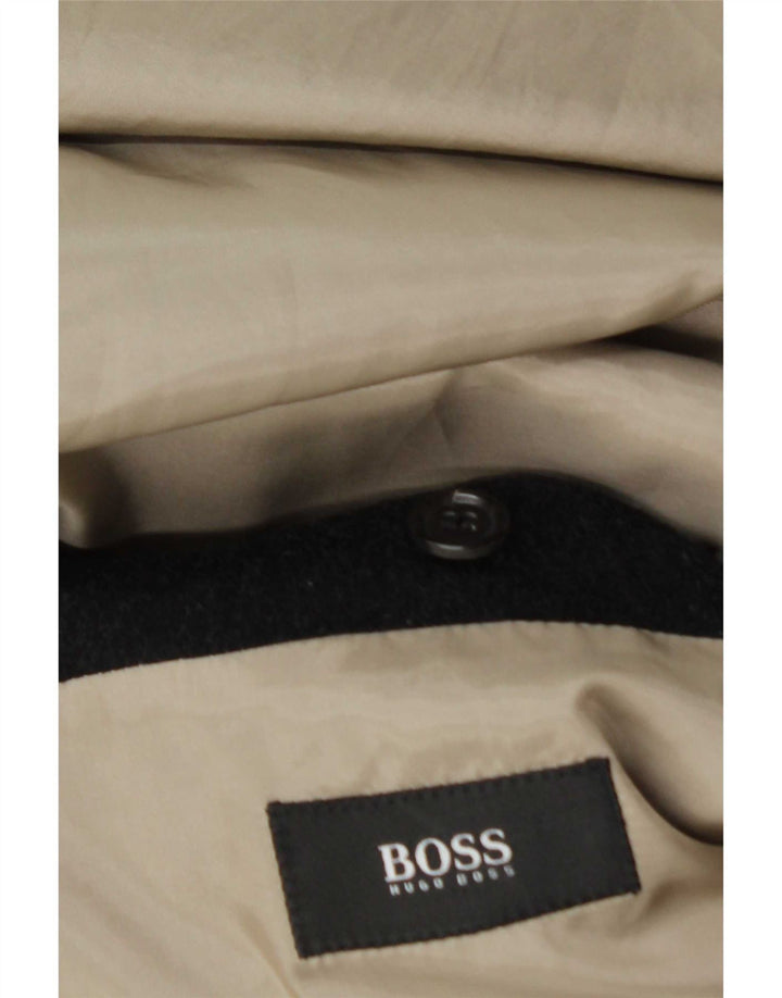 Płaszcz męski Hugo Boss UK 36 Small Black