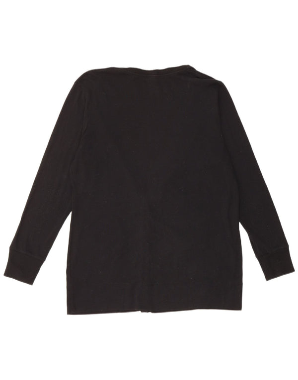 Marks & Spencer Damski sweter rozpinany UK 18 XL, czarny, bawełniany