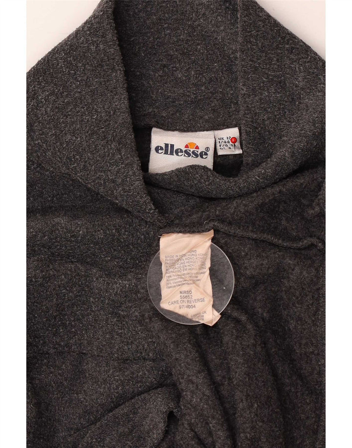 Damski sweter polarowy Ellesse UK 12, średni szary poliester