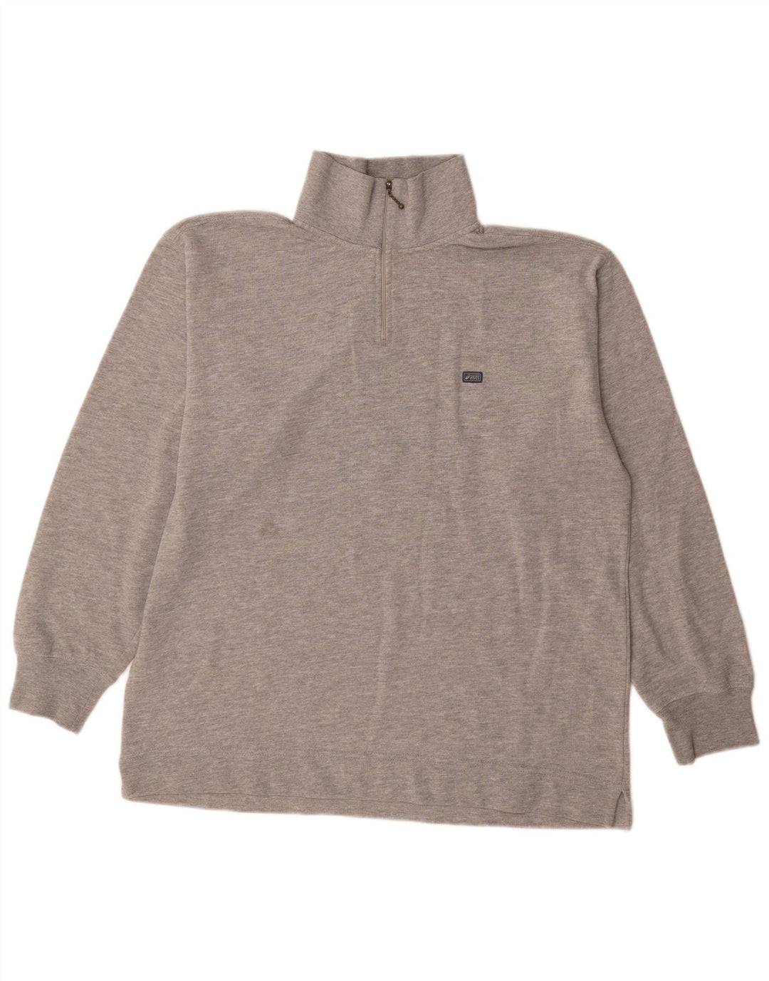 Męska bluza z zamkiem błyskawicznym Asics, duża, szara
