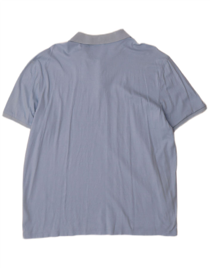 Męska koszulka polo Calvin Klein XL, niebieska, bawełniana