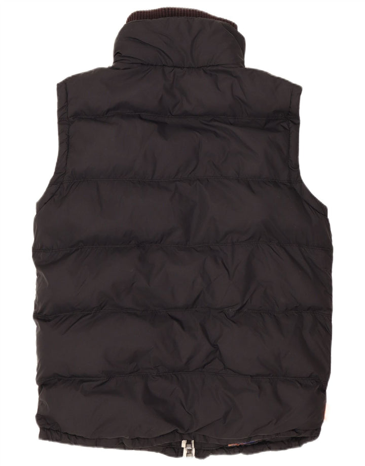 Męska wyściełana kamizelka oversize Superdry UK 10, mała, z czarnego nylonu