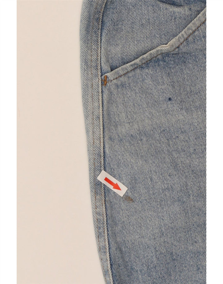 Vintage damskie spodenki jeansowe z wysokim stanem W24 XS niebieskie