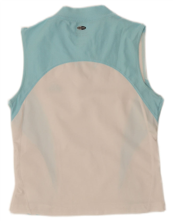 Damska kamizelka Adidas Crop Top UK 12 Medium White Colorblock