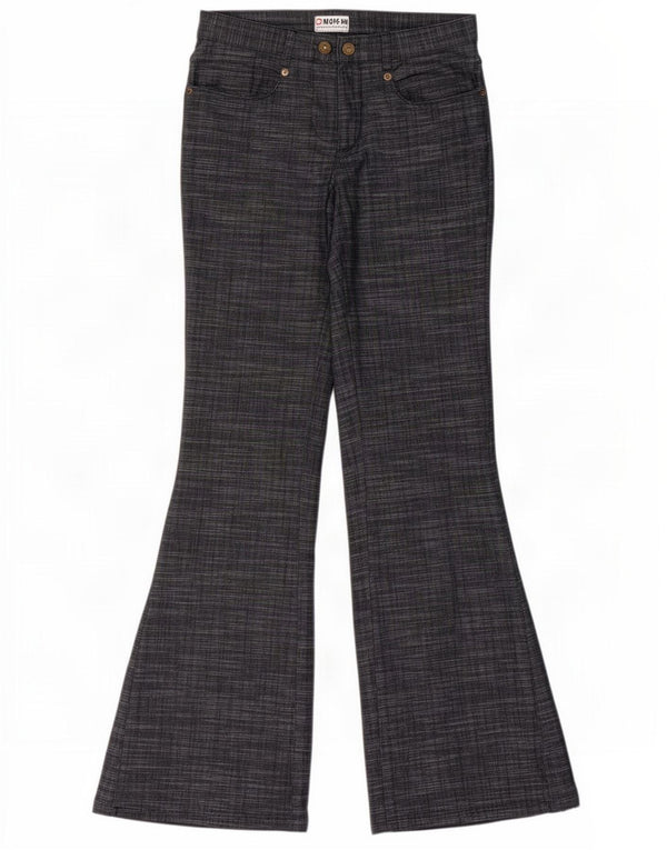 Spodnie damskie Morgan Flare EU 38 Medium W28 L32 Granatowe nakrapiane